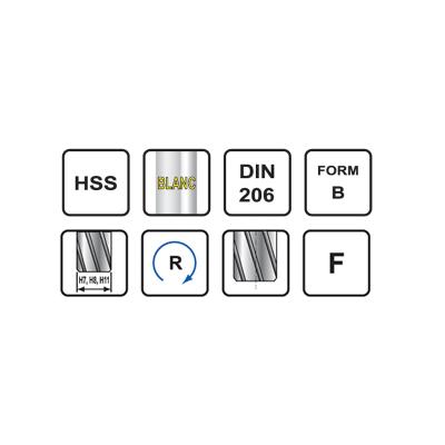 HSS Handbrotsch Ø5,5 H7 DIN 206 Form B